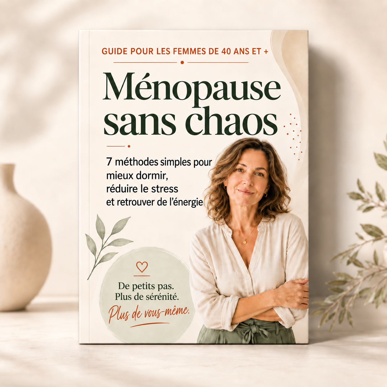 Guide PDF « Ménopause sans chaos » : 7 méthodes simples pour mieux dormir, réduire le stress et retrouver de l’énergie