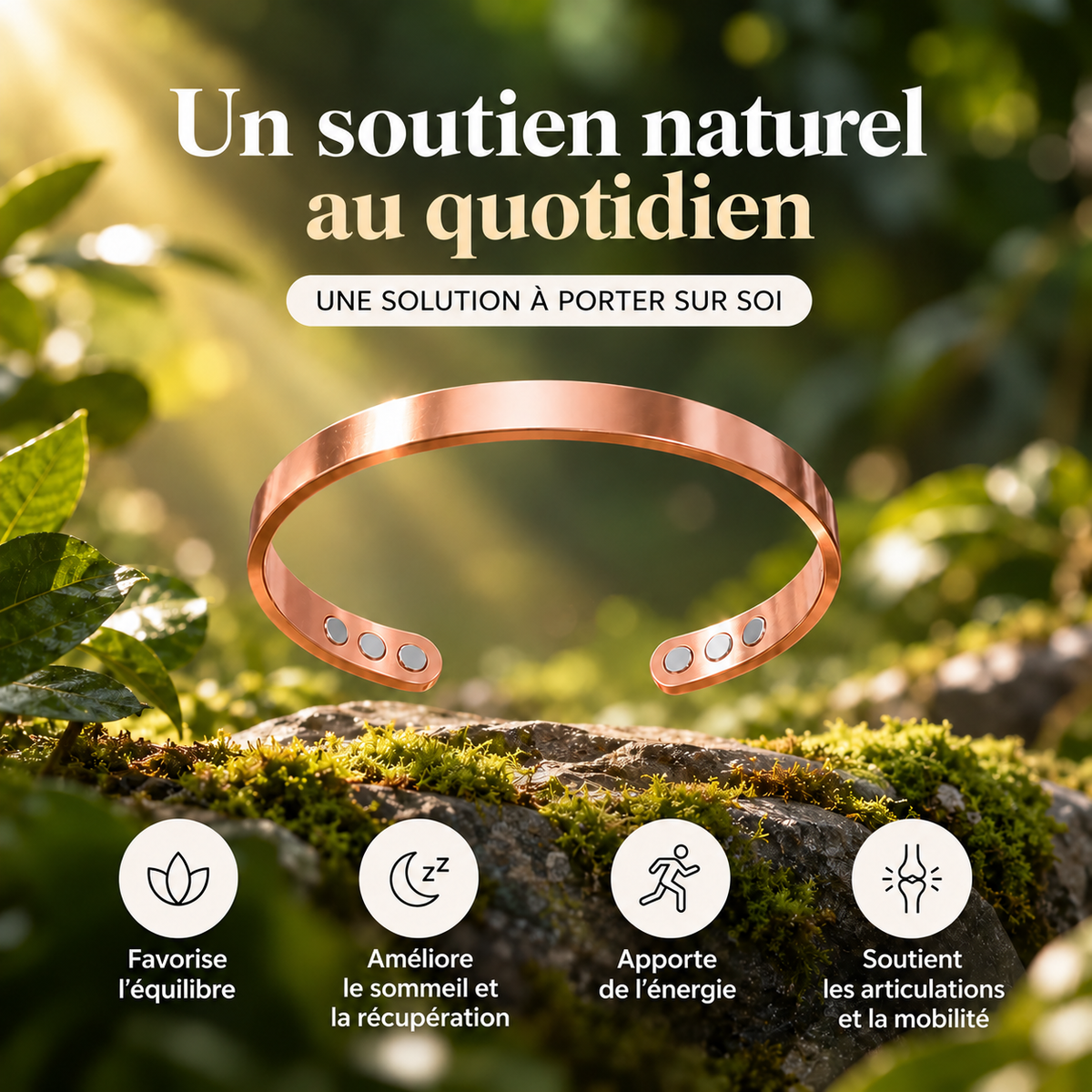 LUMA Bracelet Magnétique | Un soutien naturel pour votre corps