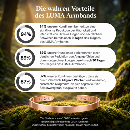 LUMA Armband | Deine natürliche Unterstützung in den Wechseljahren