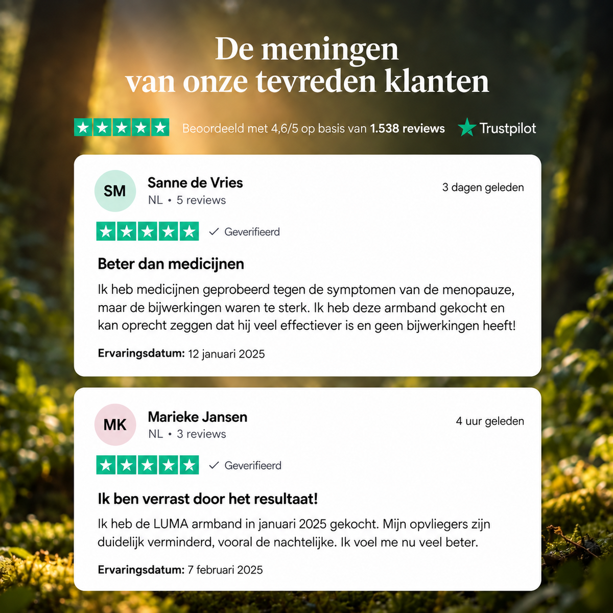 LUMA Armband | Jouw natuurlijke ondersteuning tijdens de menopauze