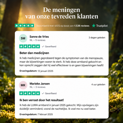LUMA Armband | Jouw natuurlijke ondersteuning tijdens de menopauze