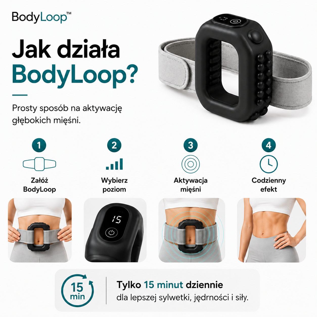 Wielofunkcyjne urządzenie do modelowania sylwetki BodyLoop™