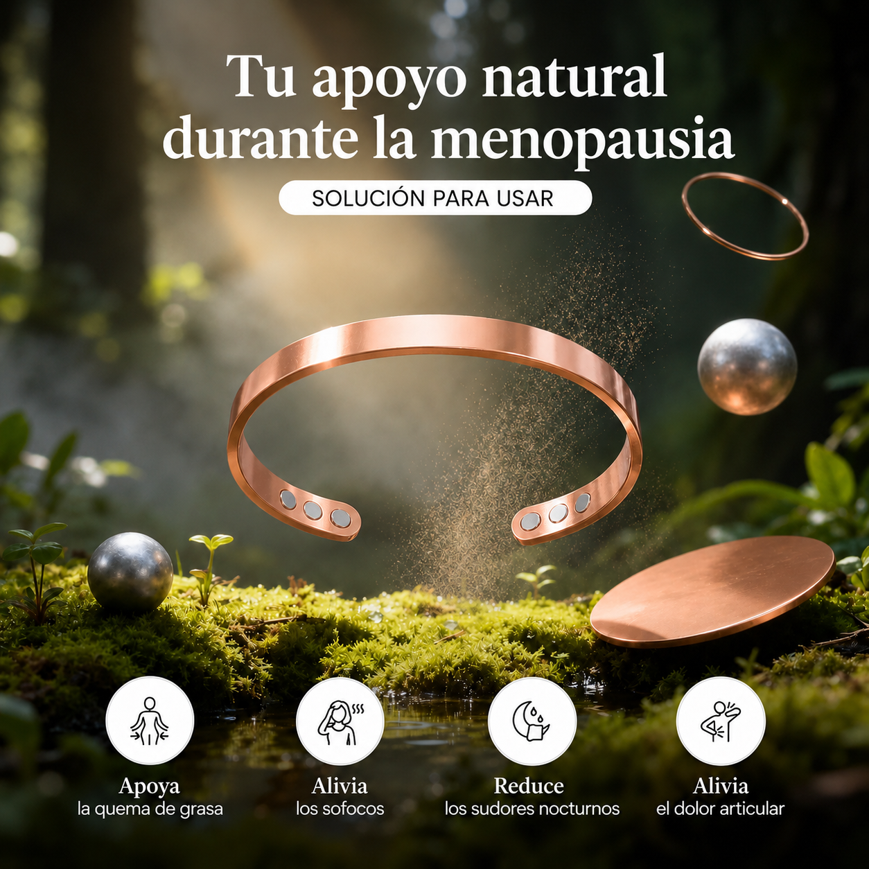 LUMA Pulsera | Tu apoyo natural durante la menopausia
