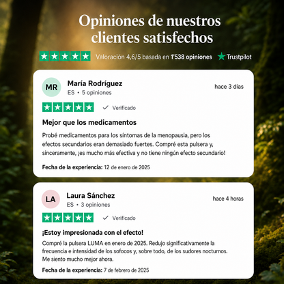 LUMA Pulsera | Tu apoyo natural durante la menopausia
