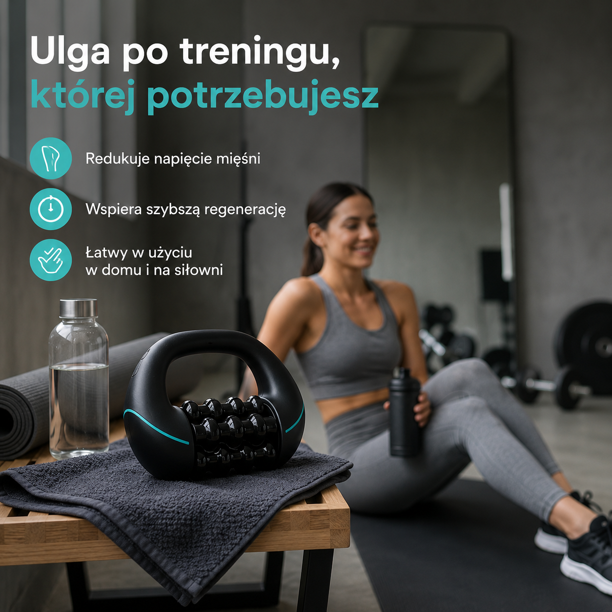 Elektryczny masażer rolkowy SculptRoll™