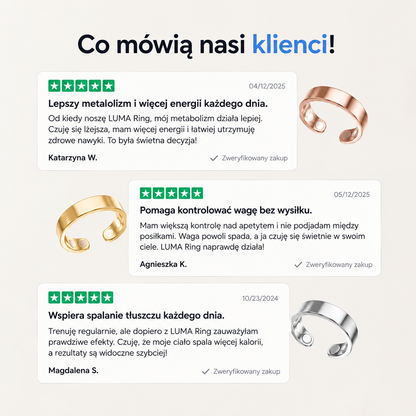 LUMA Ring | Wsparcie metabolizmu, równowagi i kontroli wagi