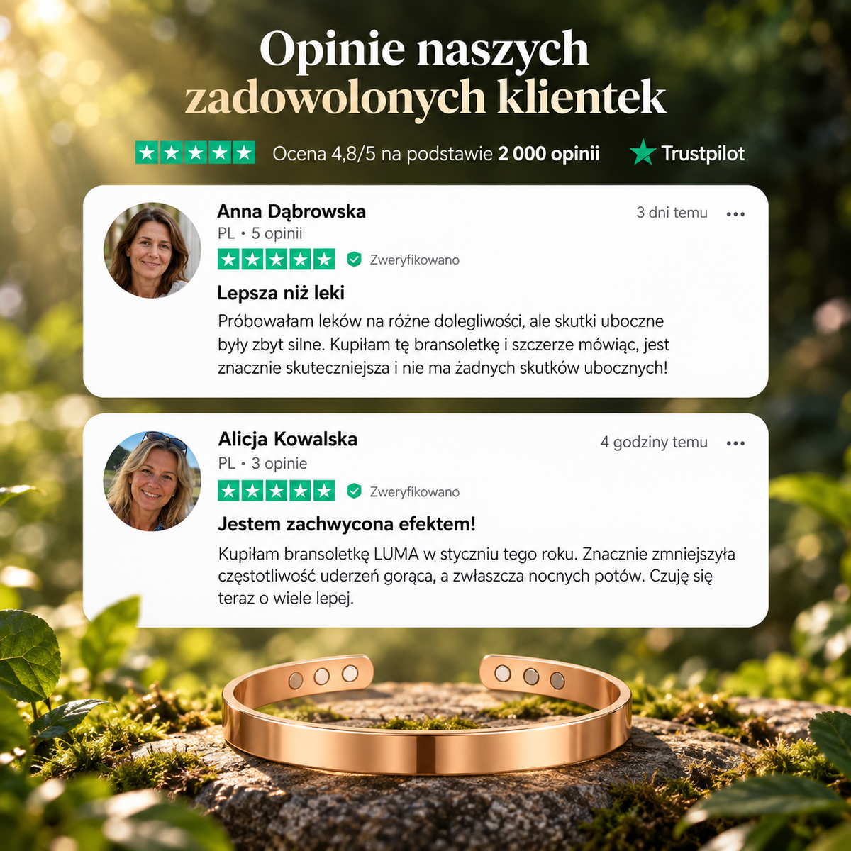 LUMA Bracelet | Votre soutien naturel pendant la ménopause