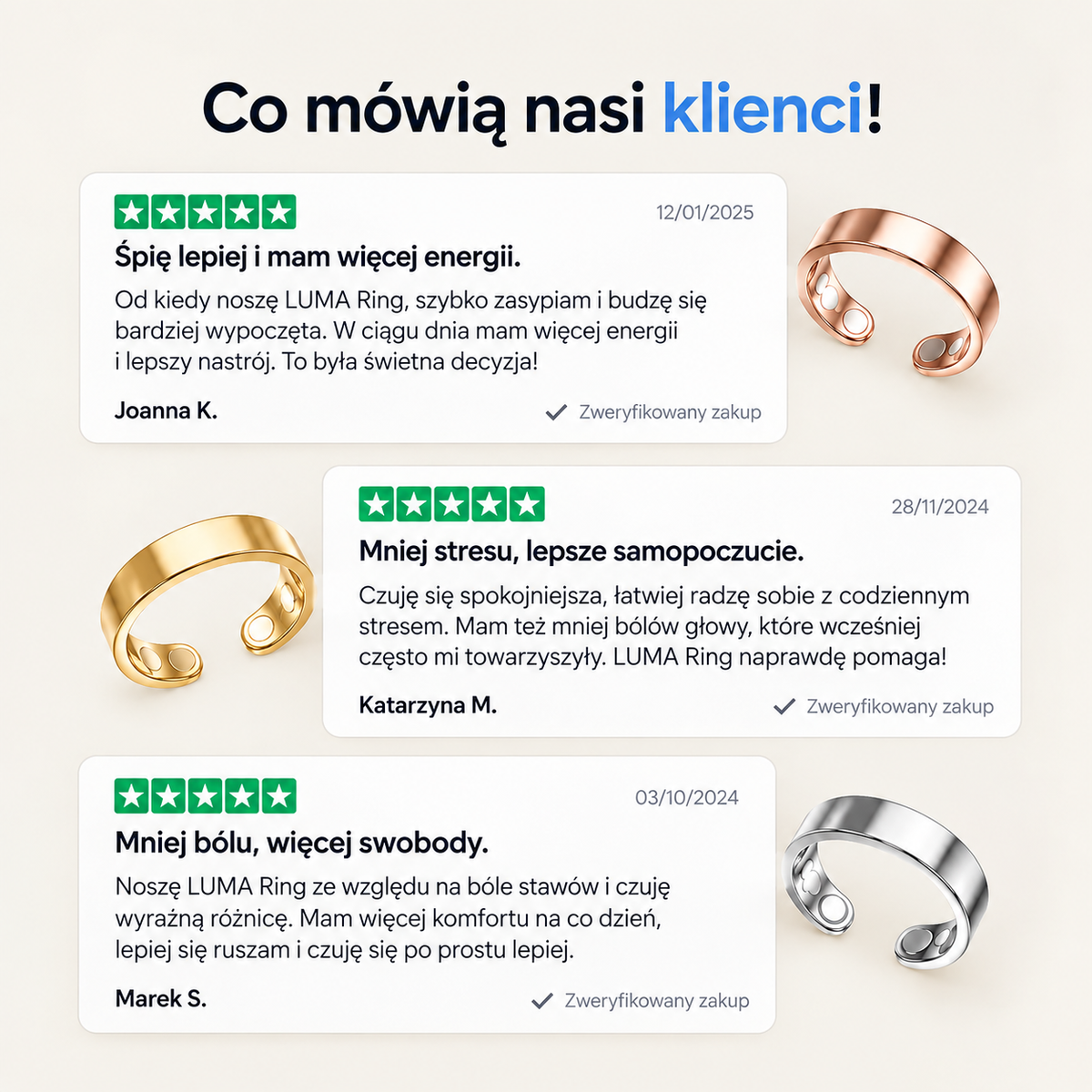 LUMA Ring | Naturalne wsparcie dla ciała